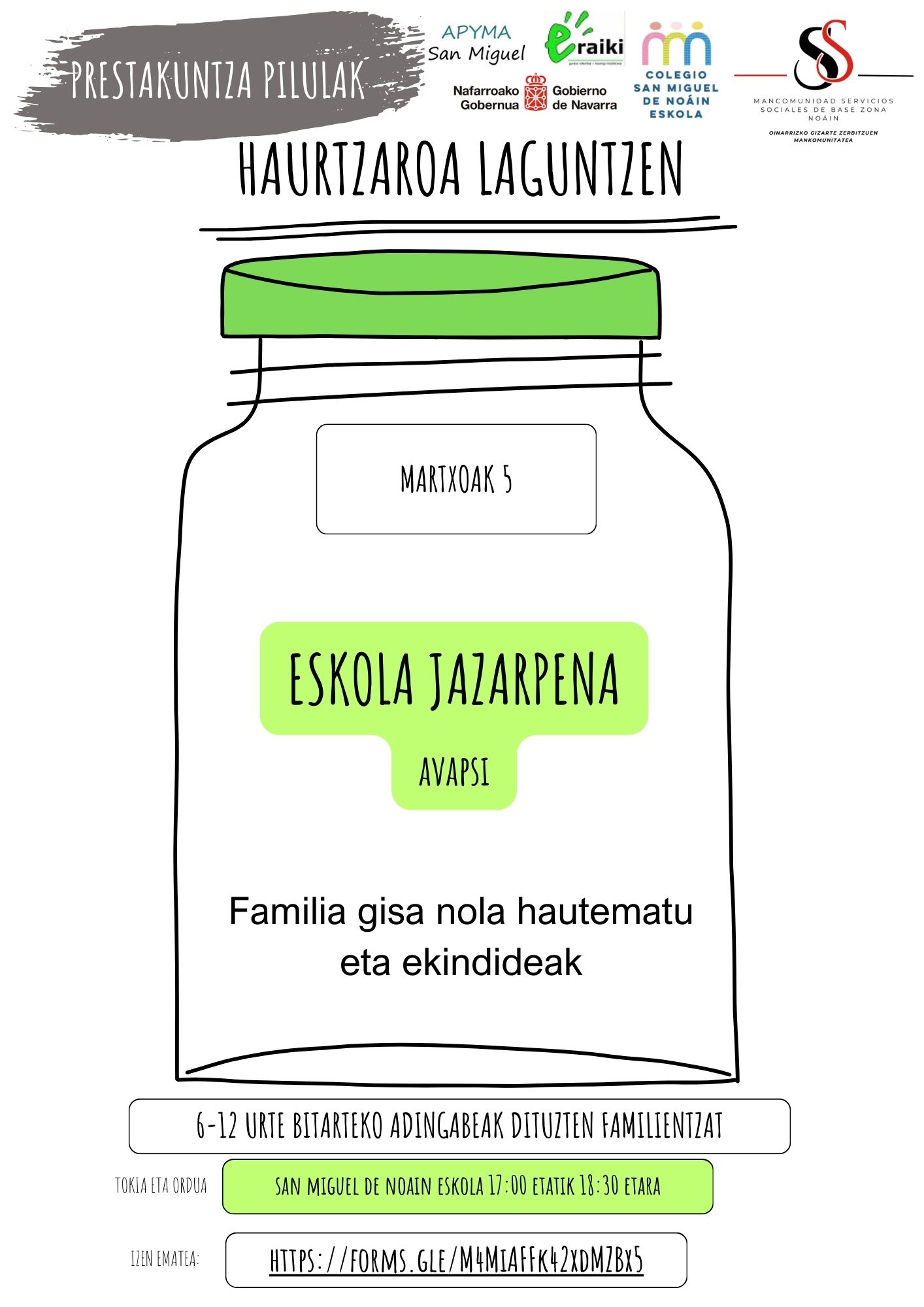 HAURTZAROA LAGUNTZEN